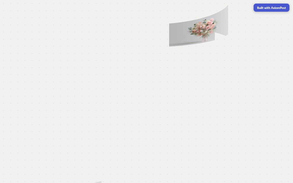 Orbiting Image Ribbon demo