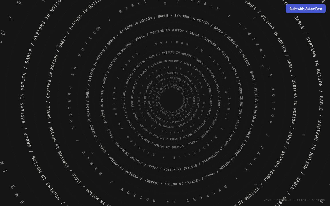 Typography Vortex demo